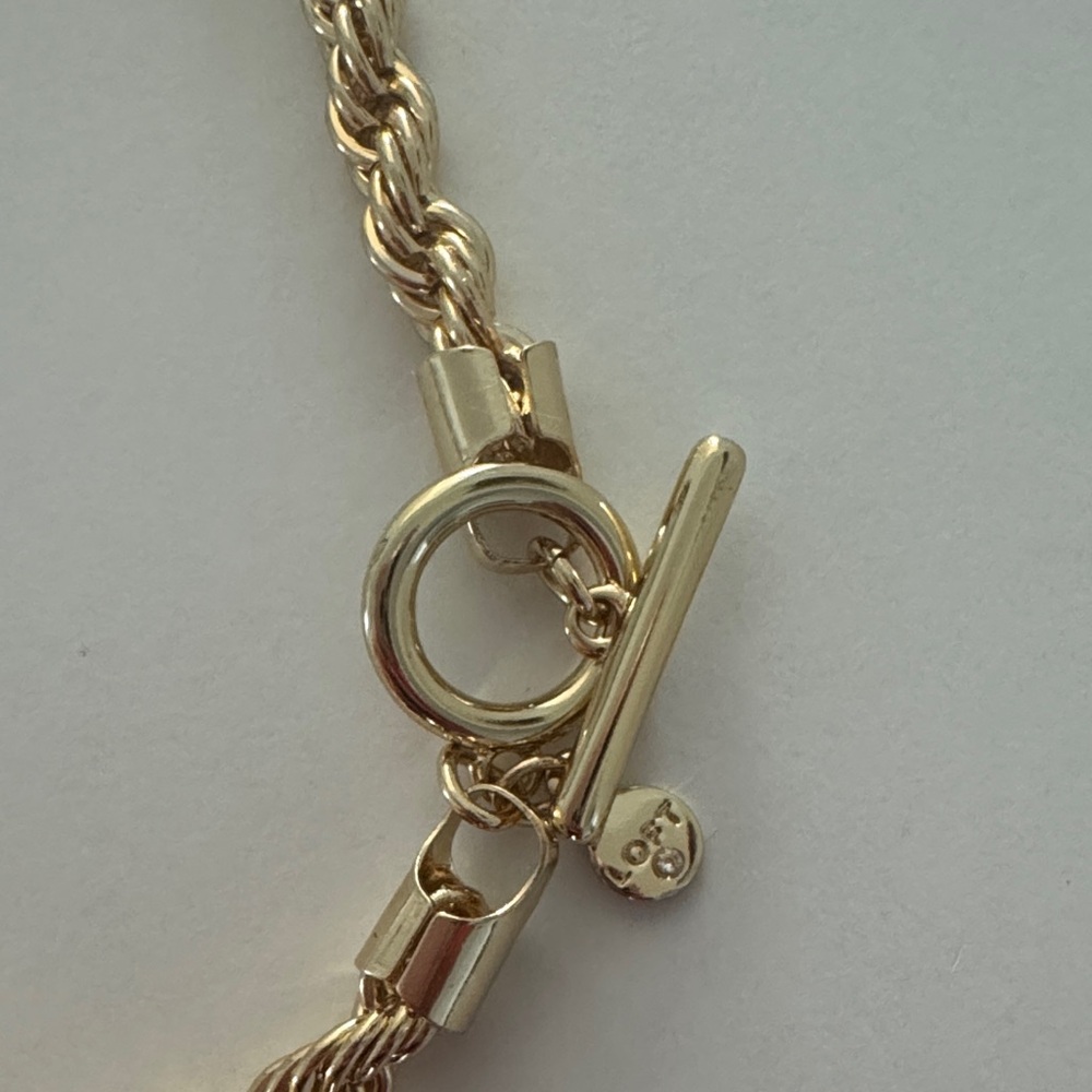 LOFT Gold Rope Chain Necklace - Picture 2 of 3